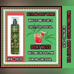BBW WATERMELON MOJITO SPRAY 8OZ